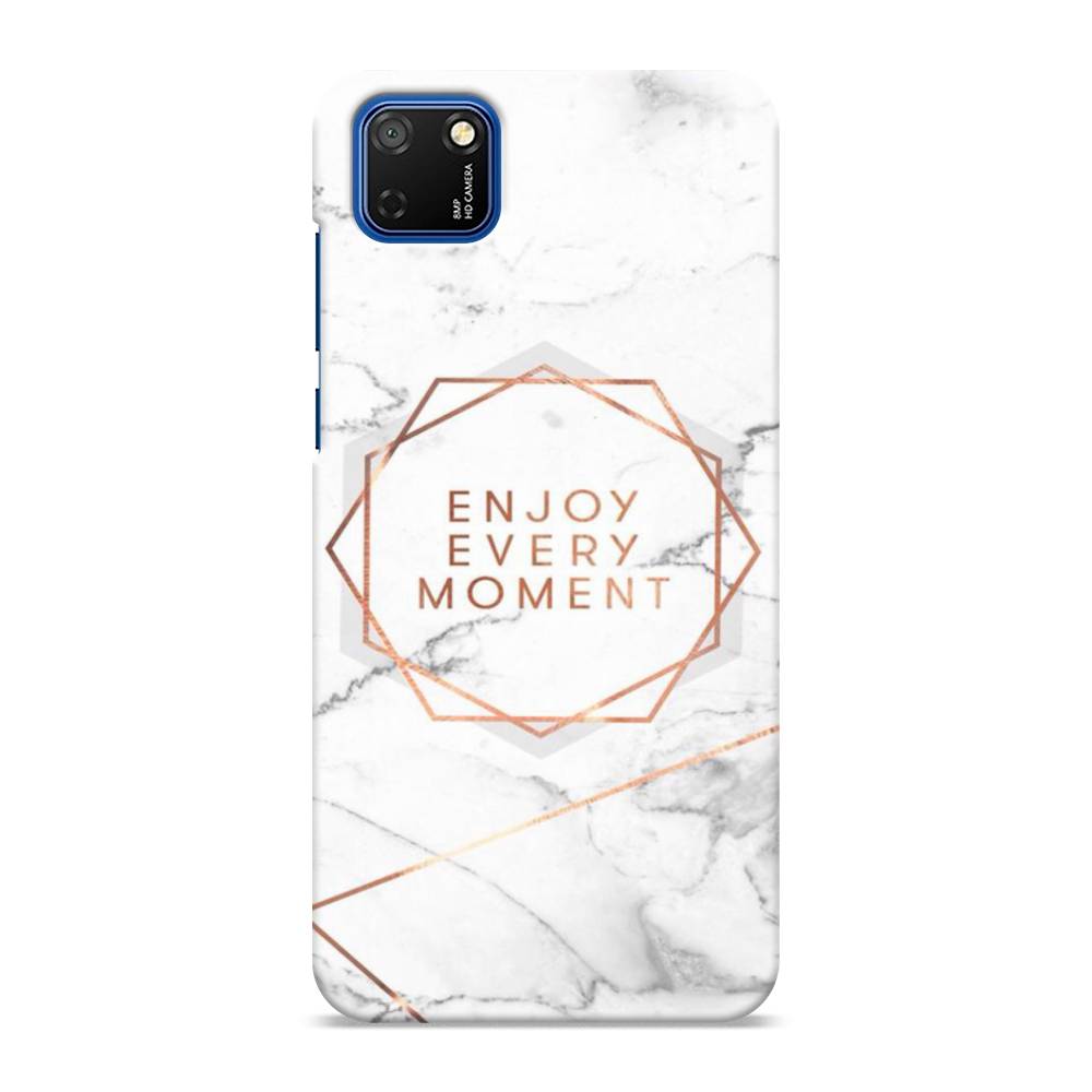 

Чехол Awog "Enjoy every moment мрамор" для Honor 9S