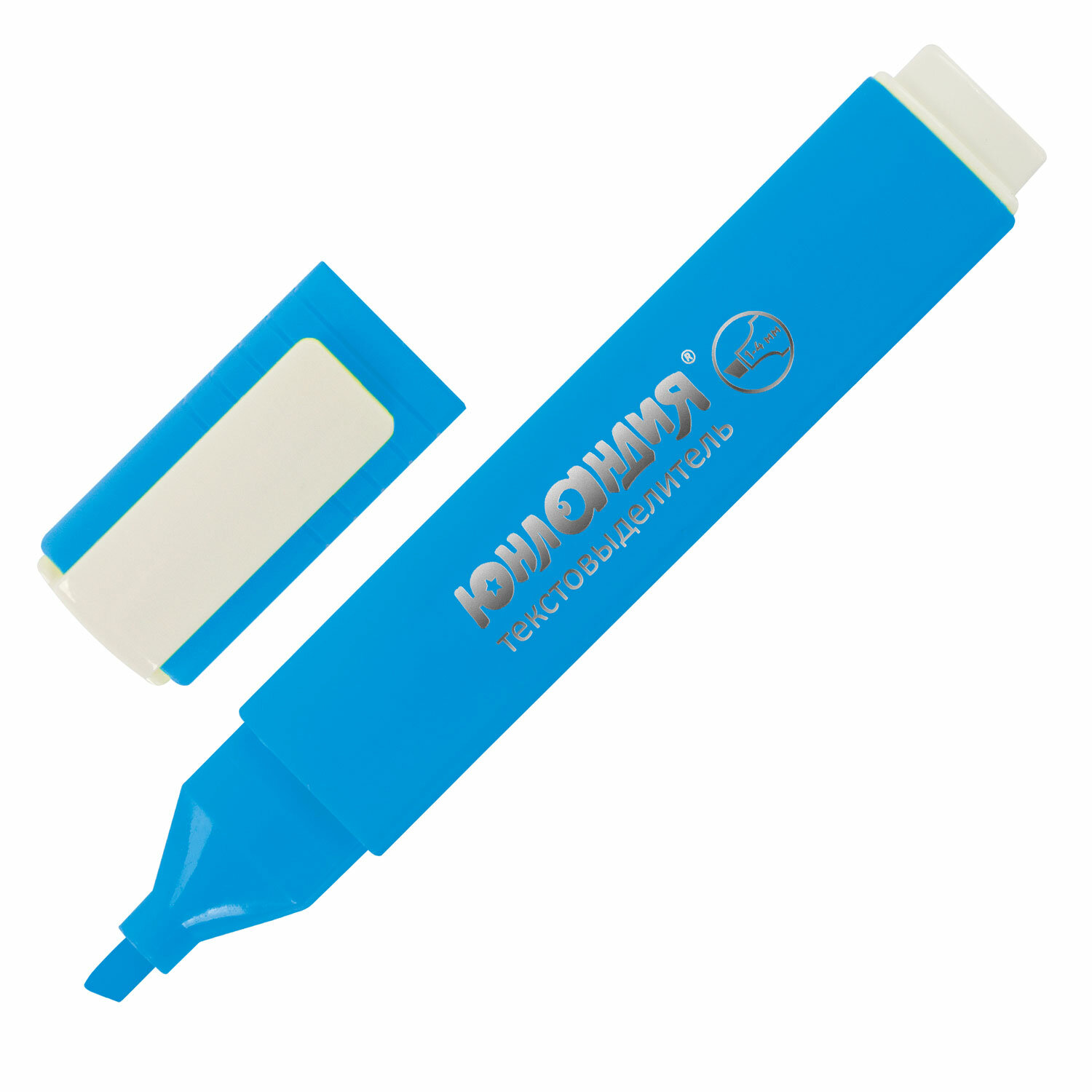 

Текстовыделитель Юнландия Colorstar, линия 1-4 мм, голубой