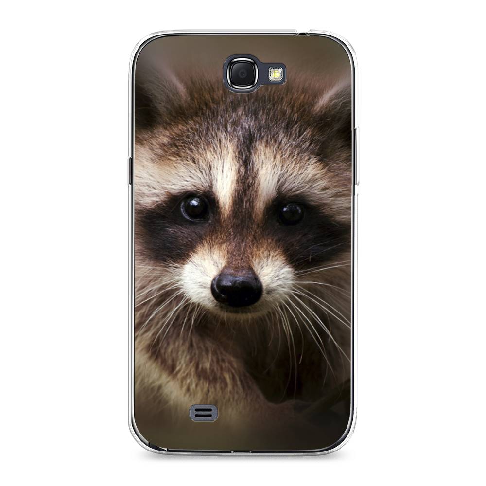 

Чехол Awog на Samsung Galaxy Note 2 / Самсунг Note 2 "Енот", Коричневый, 23250-1