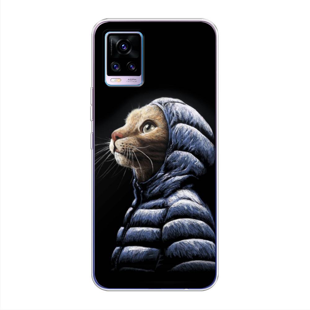 

Чехол Awog на Vivo V20 "Кот в капюшоне", Разноцветный, 263350-2