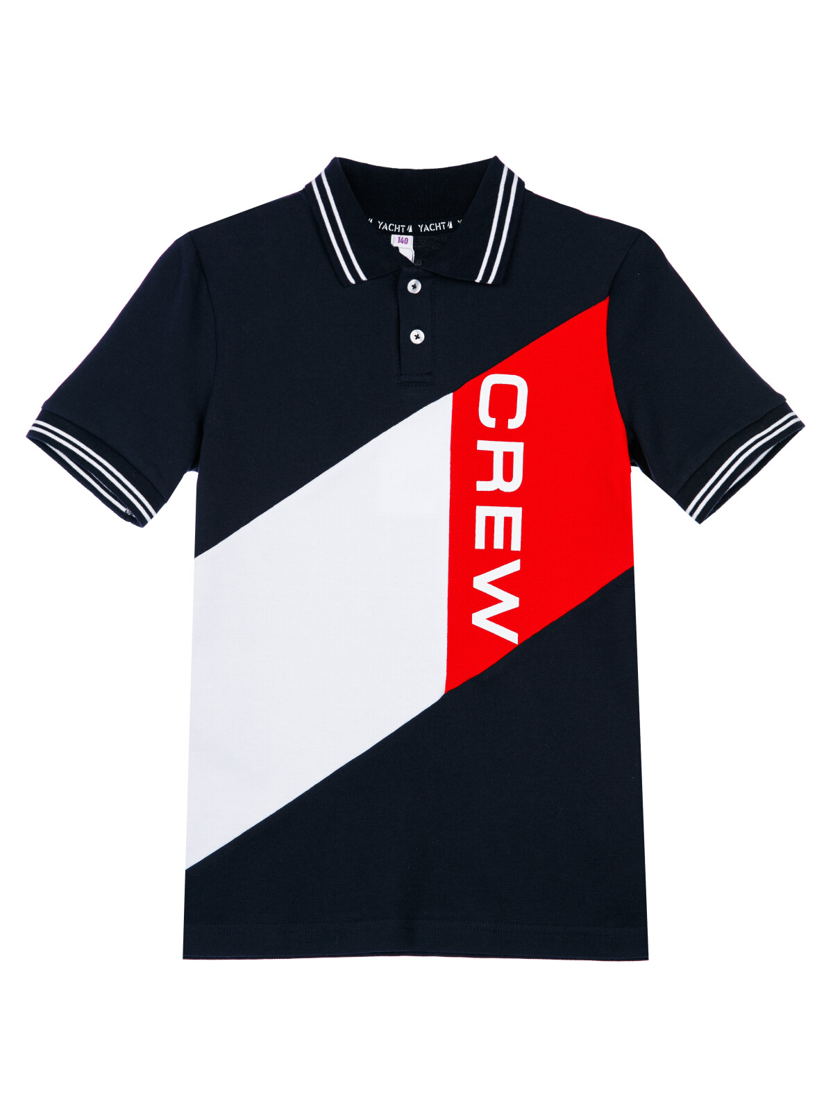 

Поло детское PlayToday 12411957, тёмно-синий; красный; белый, 170, 12411957