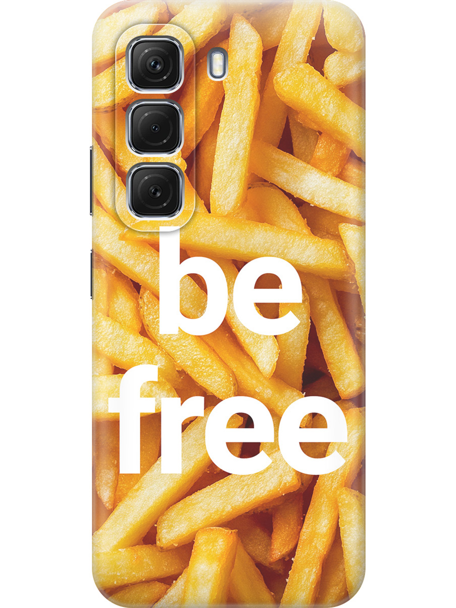 

Силиконовый чехол на Infinix Hot 50 4G с принтом "Be Free", Прозрачный;белый;желтый, 786718761