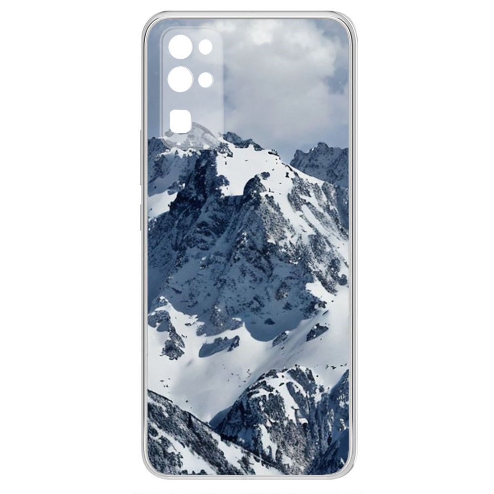 

Чехол-накладка Krutoff Clear Case Горы для Honor 30