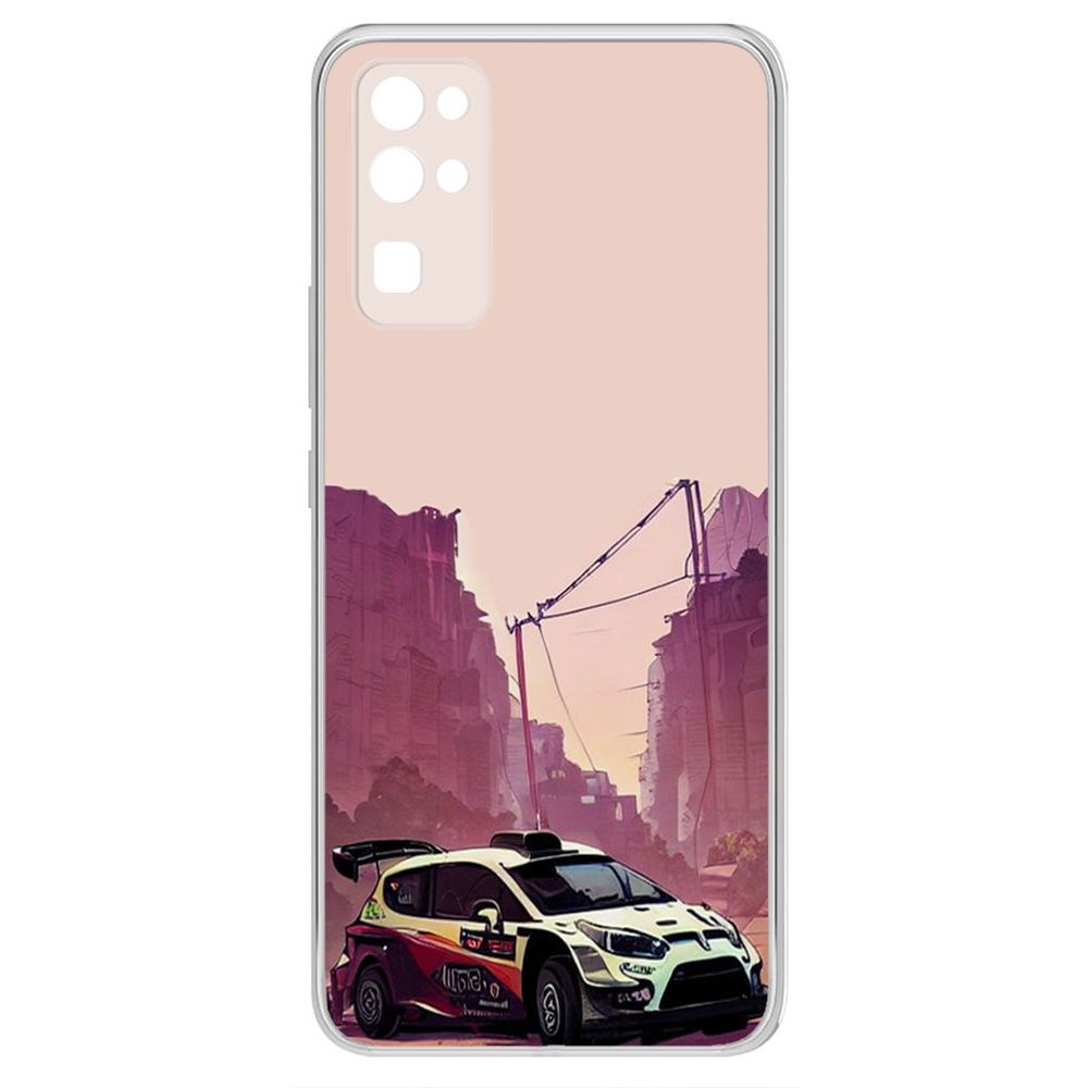 

Чехол-накладка Krutoff Clear Case Гоночный каньон для Honor 30