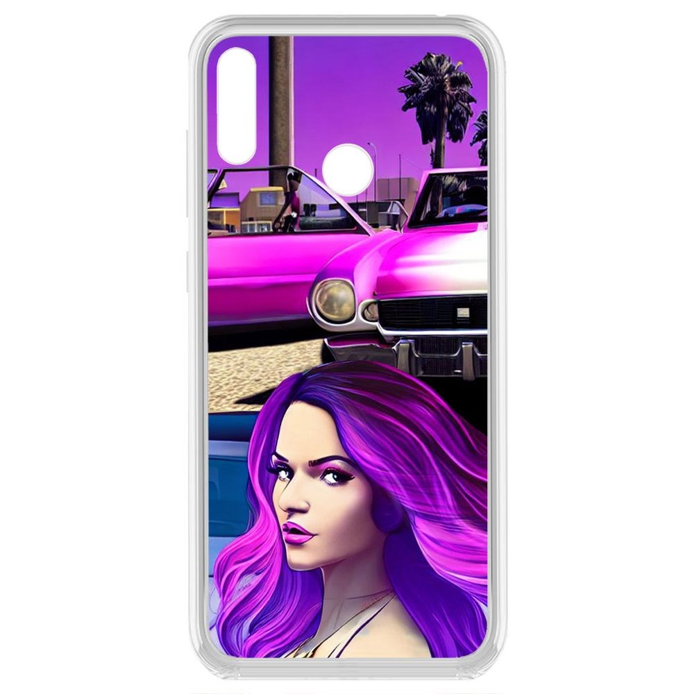 

Чехол-накладка Krutoff Clear Case Жизнь в розовом для Huawei Y7 (2019), Прозрачный