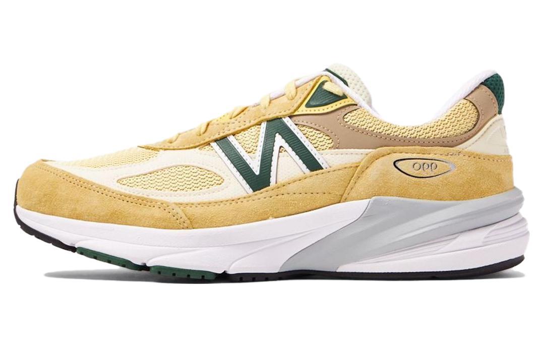 

Кроссовки унисекс New Balance NB 990 V6 желтые 38.5 EU, Желтый, NB 990 V6