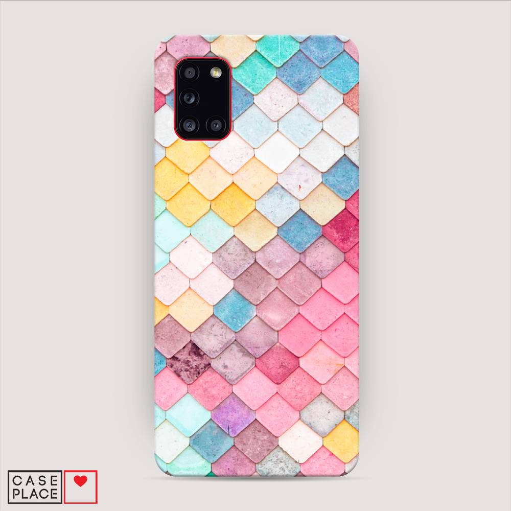 

Пластиковый чехол "Нежные ромбики" на Samsung Galaxy A31, 2100320-3