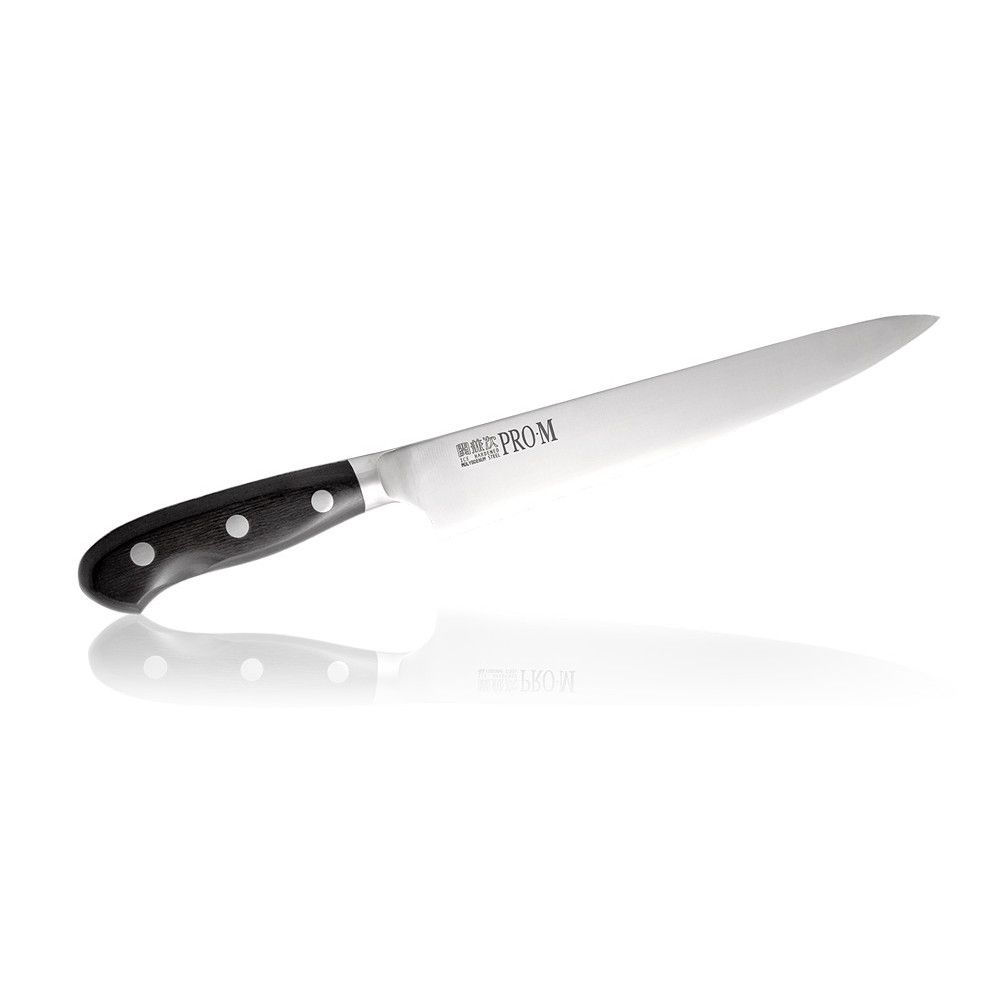 Кухонный Нож для нарезки слайсер Kanetsugu 7009, лезвие 24 см, сталь DSR1K6, Япония