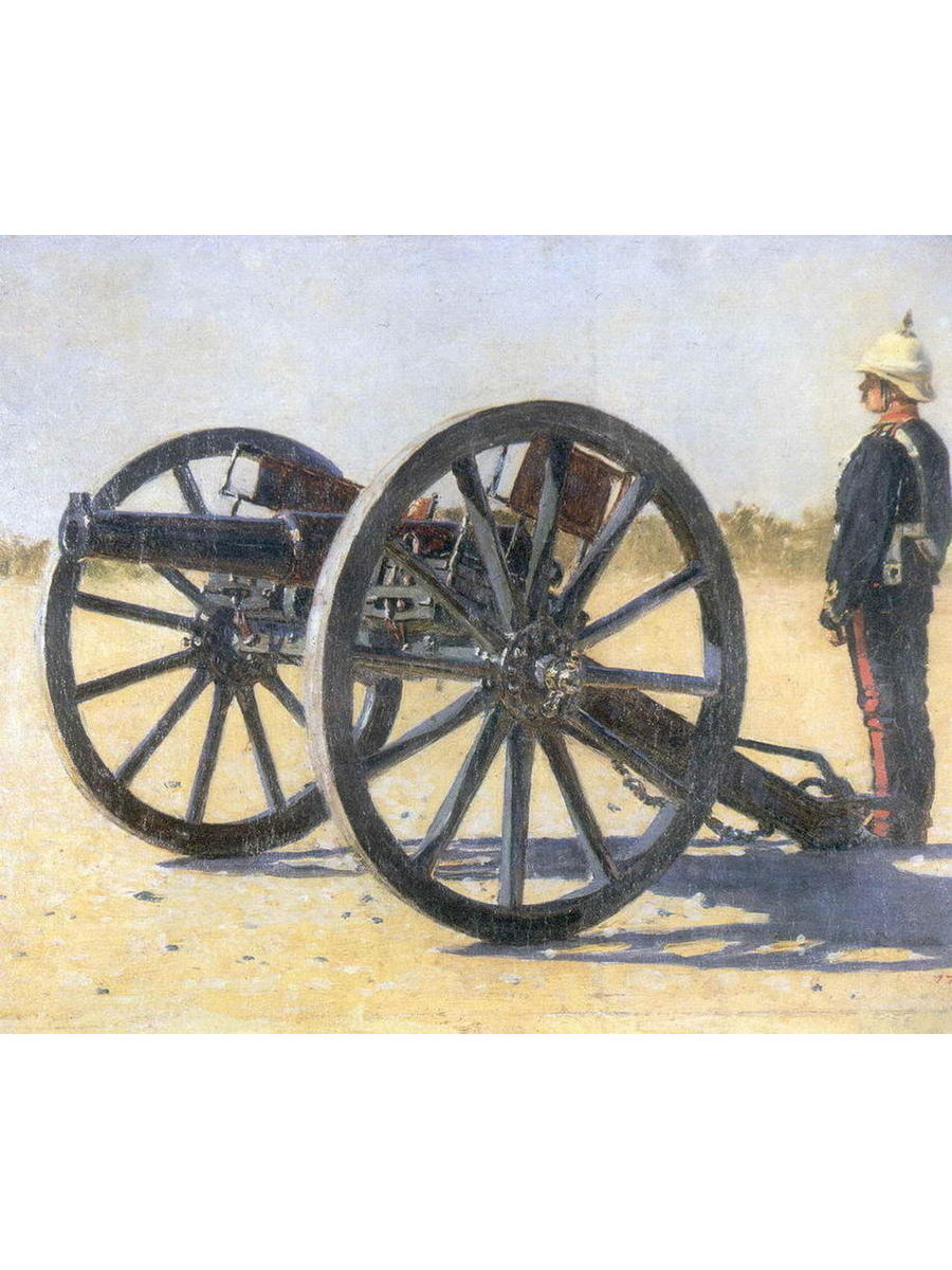 

Постер DRABS A2 Верещагин Василий Васильевич Пушка. 1882г. Этюд