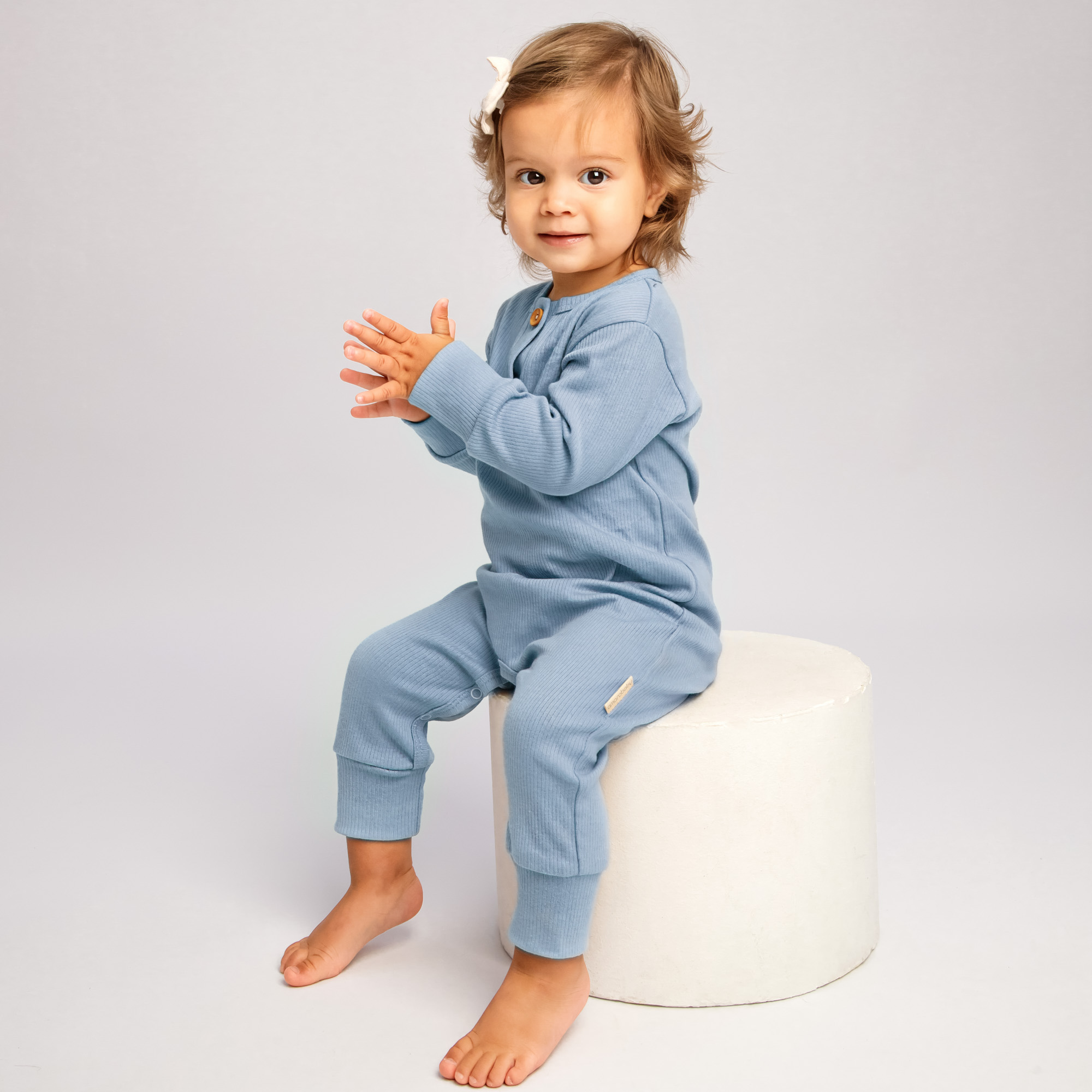 

Комбинезон детский Amarobaby AB-OD21-FS501 цв. голубой р. 68, AB-OD21-FS501