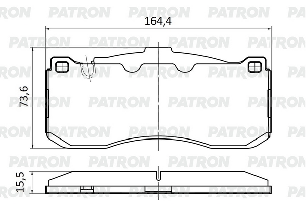 

Колодки тормозные дисковые BMW: 1 04 -, 3 05 - PATRON PBP1224