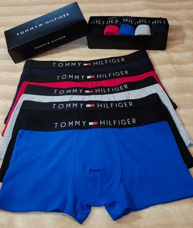 Комплект трусов мужских Tommy Hilfiger TH1 в ассортименте L 5 шт 1500₽