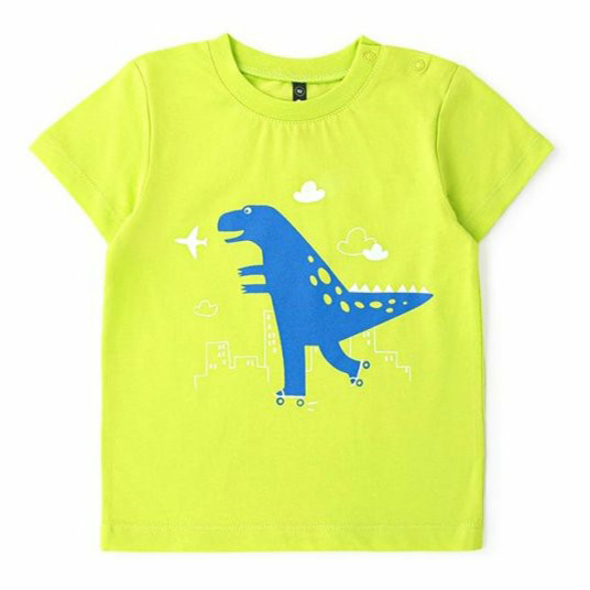 

Футболка детская Crockid КР 301671 цв. зеленый р. 80, КР 301671