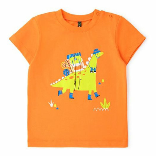 

Футболка детская Crockid КР 301671 цв. оранжевый р. 74, КР 301671