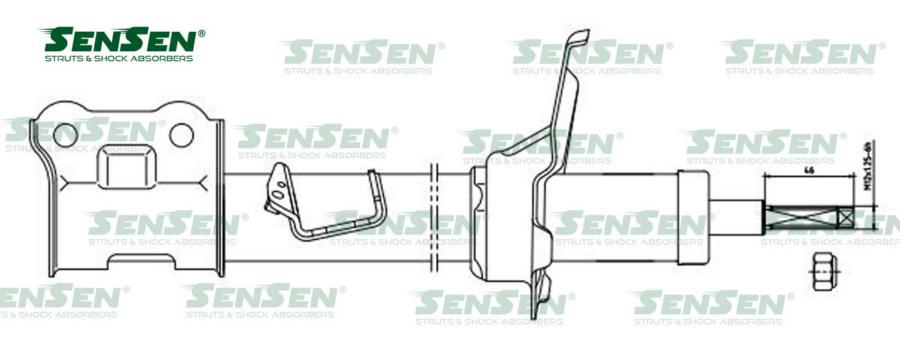 

Амортизатор Sensen 42130559