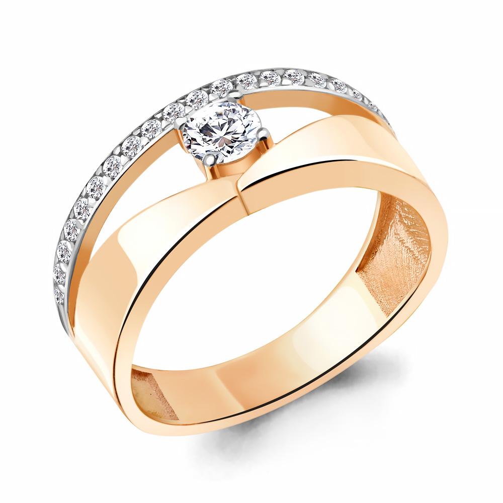 

Кольцо из серебра с фианитом Aquamarine Aquamarine 67222А_925_з р. 19,5, 67222А_925_з