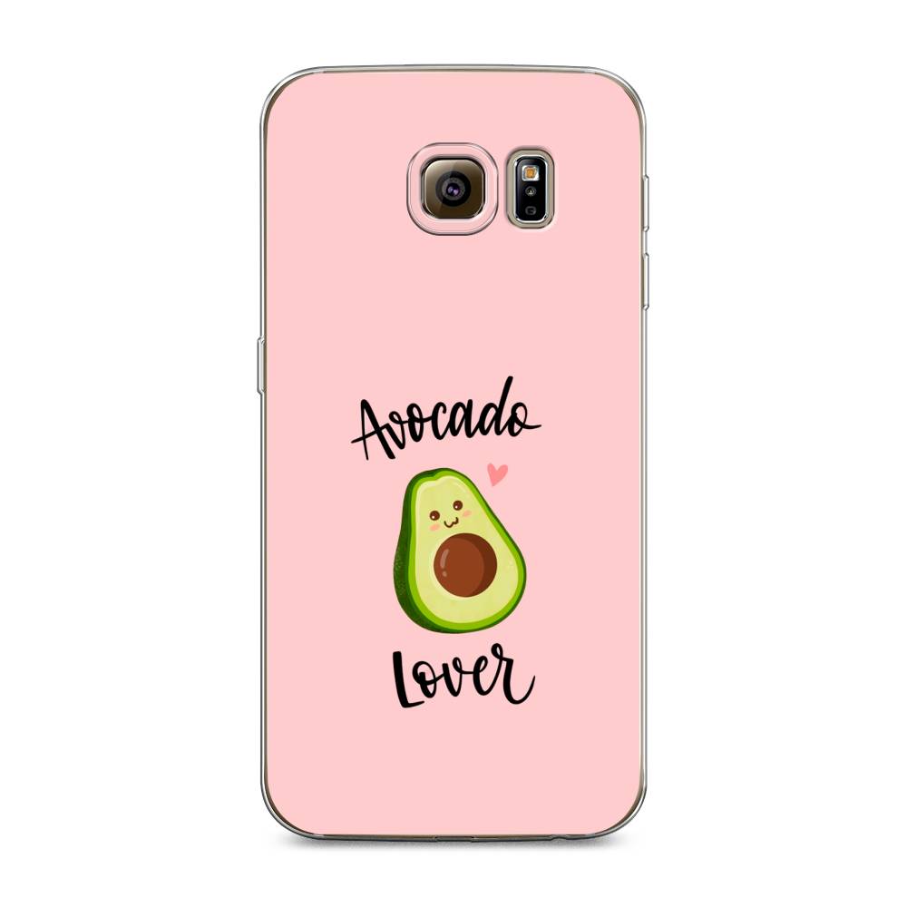 

Чехол на Samsung Galaxy S6 edge "Avocado lover", Розовый;зеленый, 24450-6