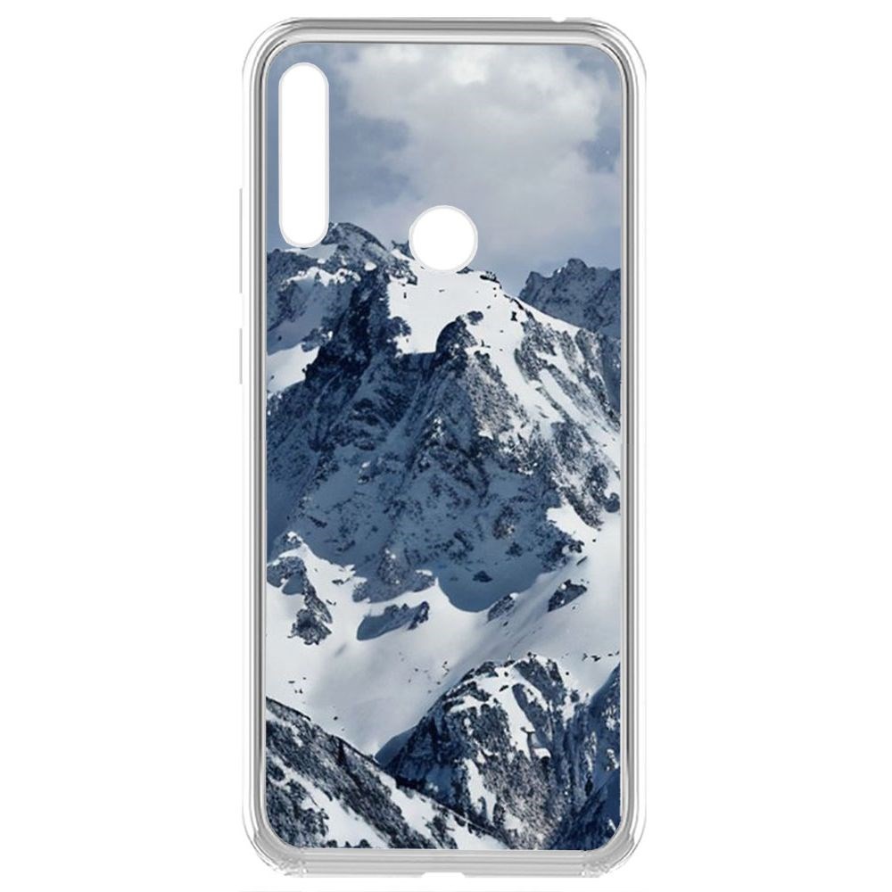 

Чехол-накладка Krutoff Clear Case Горы для Huawei Y6S