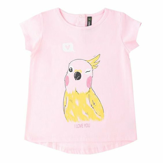 

Футболка детская Crockid КР 301656 цв. розовый р. 74, КР 301656