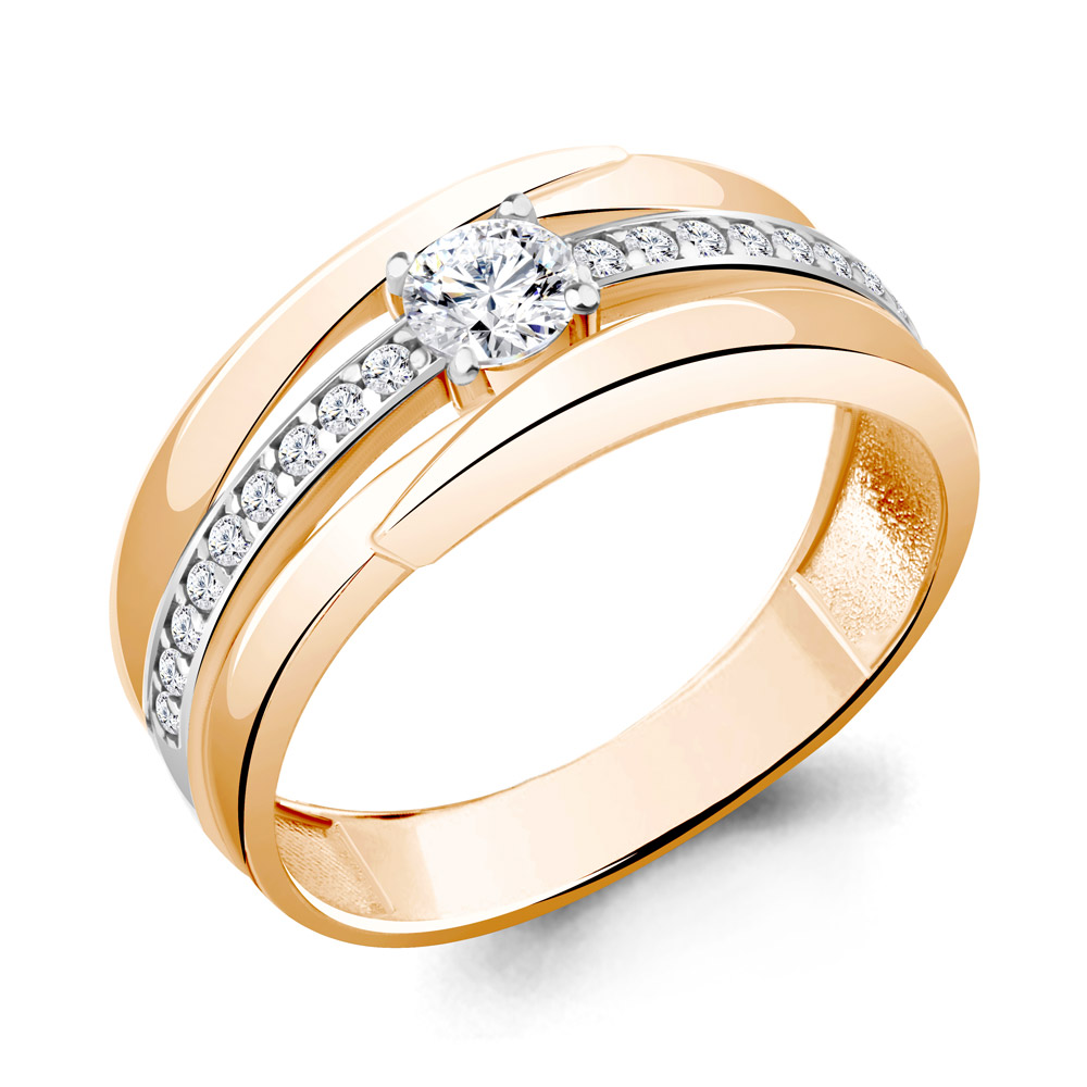 

Кольцо из серебра с фианитом Aquamarine Aquamarine 67221А_925_з р, 67221А_925_з