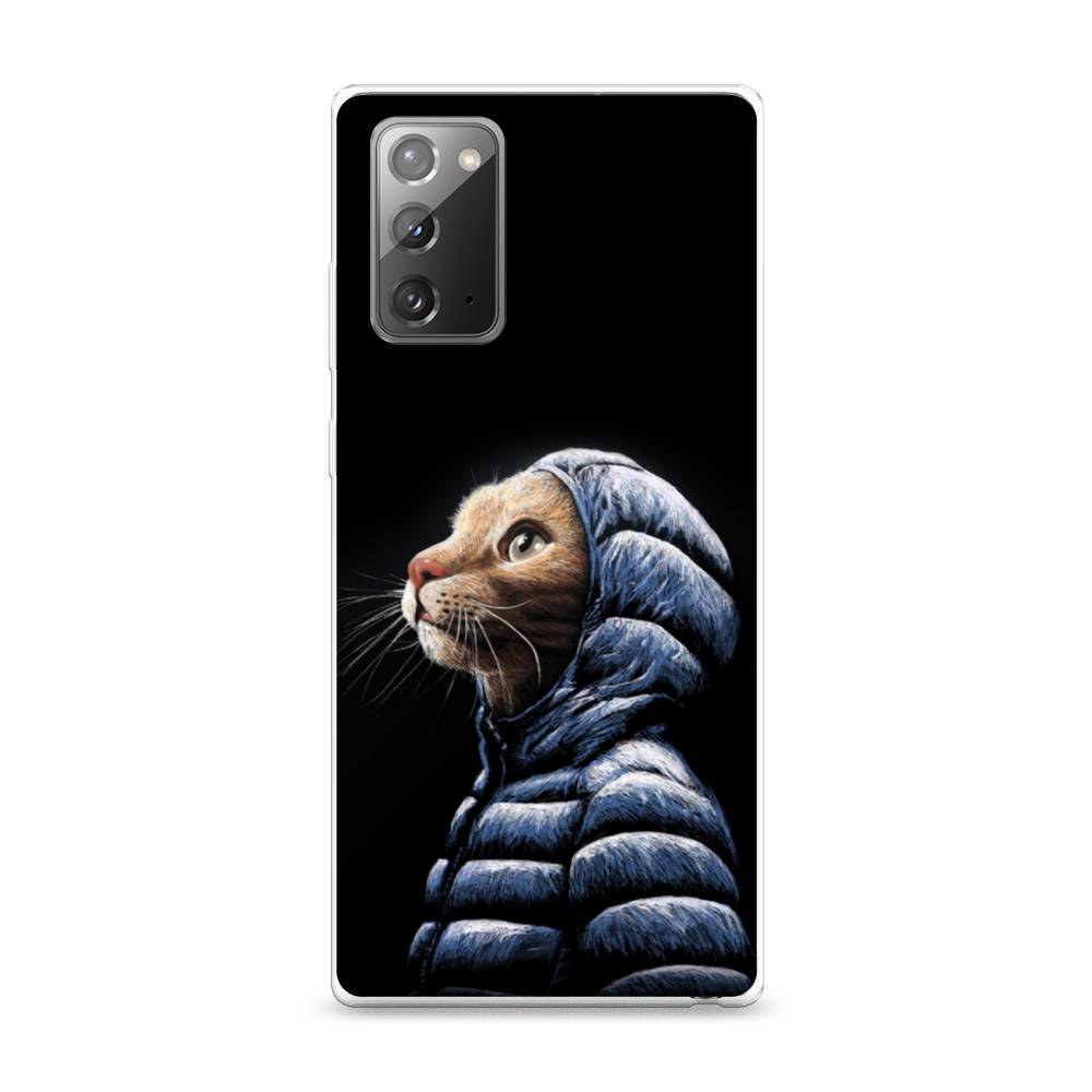 

Чехол Awog на Samsung Galaxy Note 20 / Самсунг Note 20 "Кот в капюшоне", Разноцветный, 2100950-2
