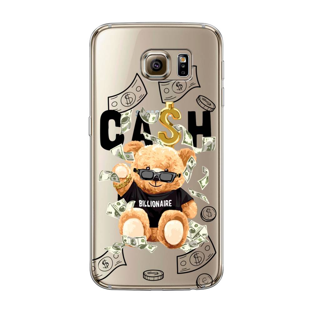

Чехол на Samsung Galaxy S6 "Big cash", Черный;серый;бежевый, 24350-6