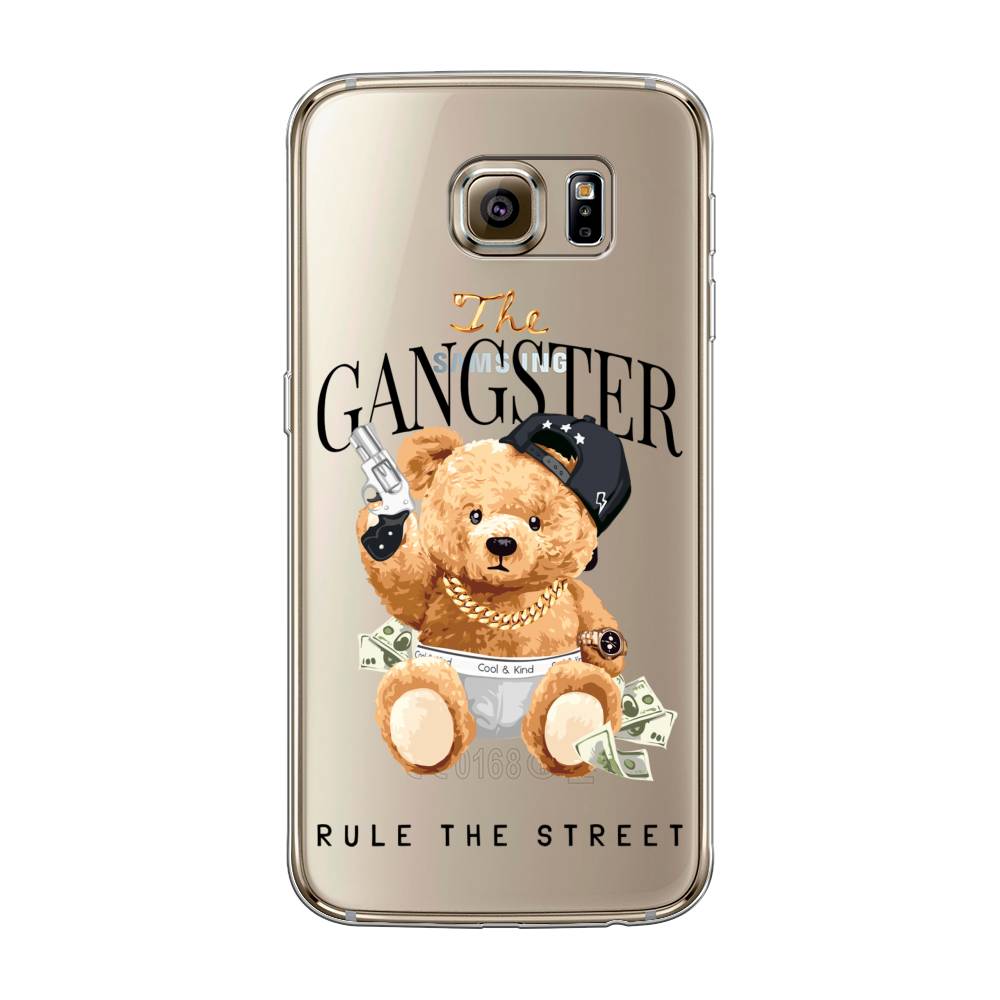 

Чехол на Samsung Galaxy S6 "The Gangster", Бежевый;серый;черный, 24350-6