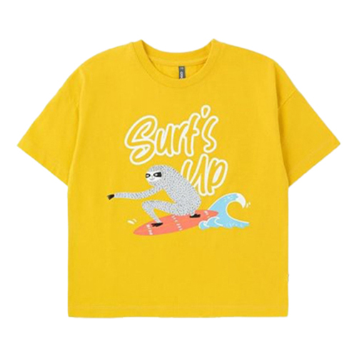 

Футболка детская Crockid КР 301648 цв. горчица р. 104, КР 301648