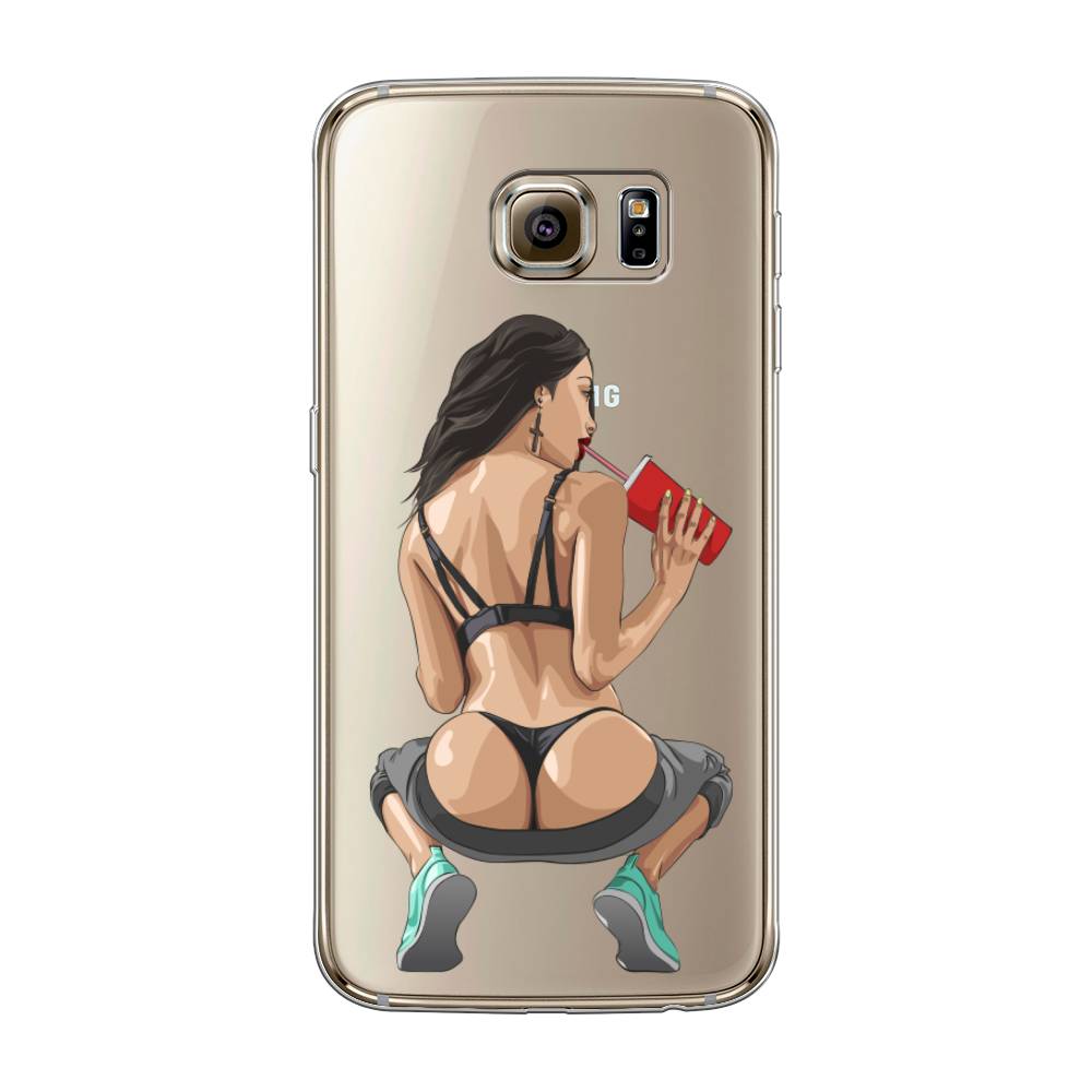 

Чехол на Samsung Galaxy S6 "Сочные булочки", Бежевый;красный;черный, 24350-6