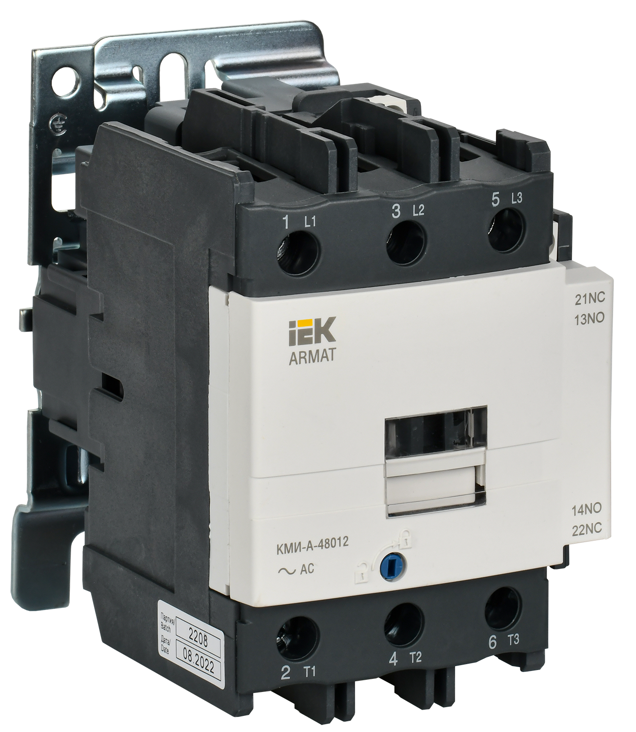 

ARMAT Контактор КМИ-А-48012 LC1D 80А 400В/АС3 1NO/1NC IEK