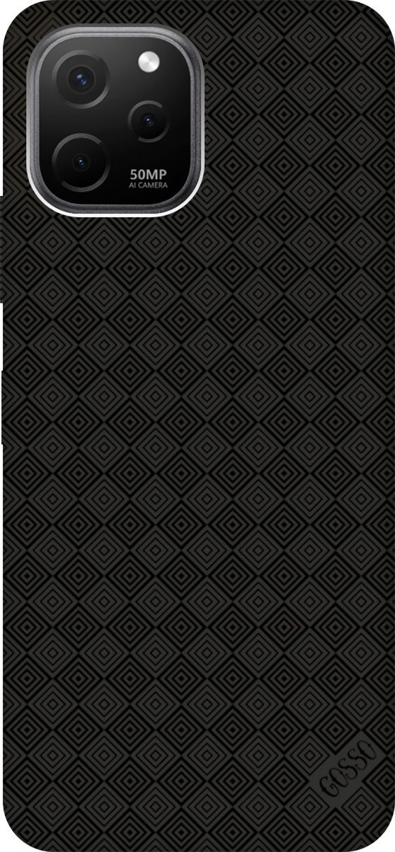 

Чехол на Huawei nova Y61 с 3D принтом "Magic Squares" черный, 158012