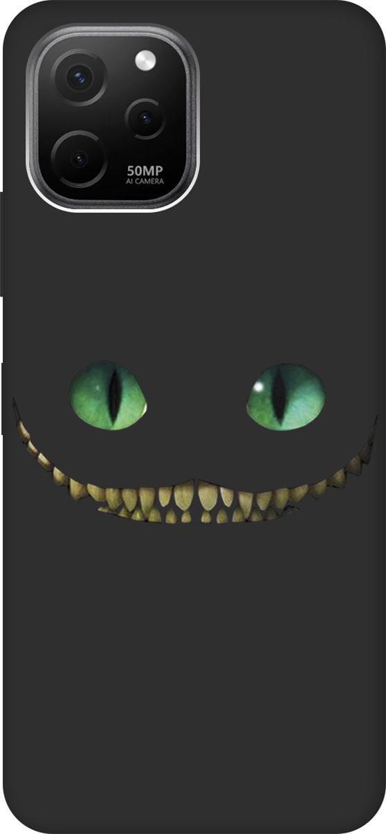 

Чехол на Huawei nova Y61 с 3D принтом "Cheshire Cat" черный, Черный;зеленый, 158012