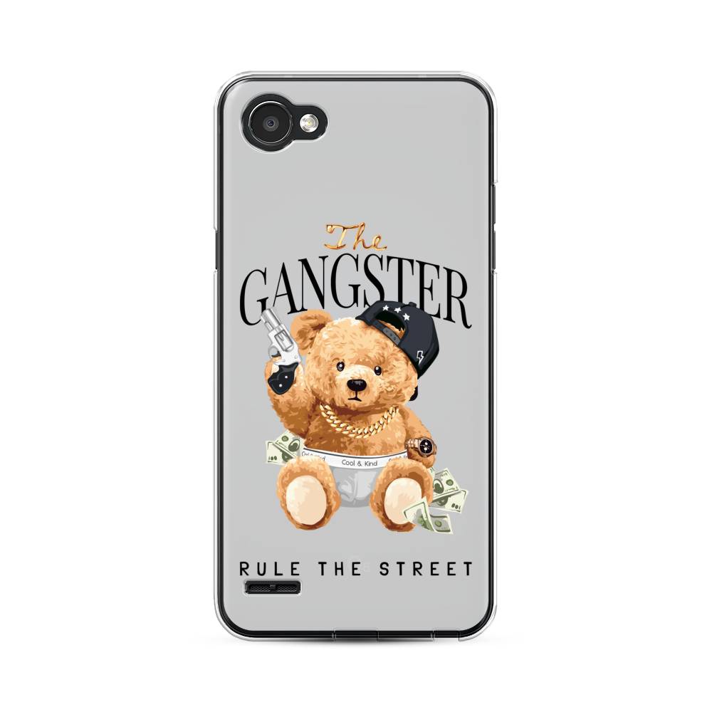 

Чехол для LG Q6 "The Gangster", Бежевый;серый;черный, 83150-6