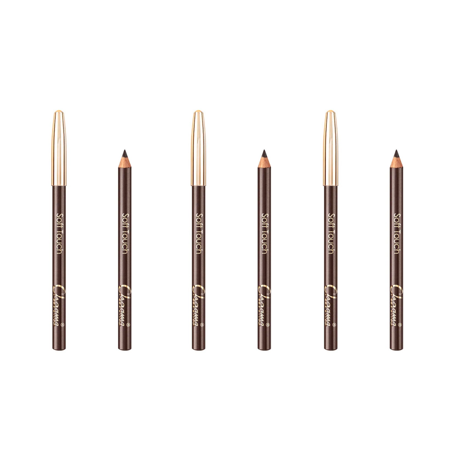 

Карандаш для век Charme Soft Touch Кофейные бобы 3 шт, Коричневый, Soft Touch Кофейные бобы 3 шт