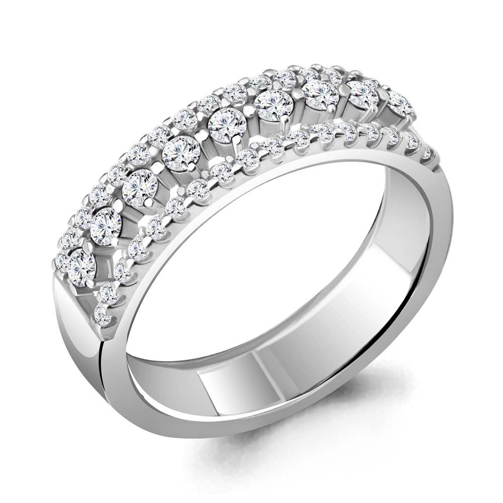 

Кольцо из серебра с фианитом Aquamarine Aquamarine 67207А_925_р р. 19,5, 67207А_925_р