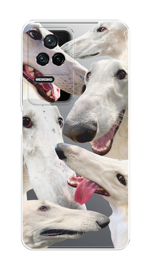 

Чехол на Poco F4/Redmi K40S "Собака с длинным носом", Белый;бежевый;розовый, 315350-1