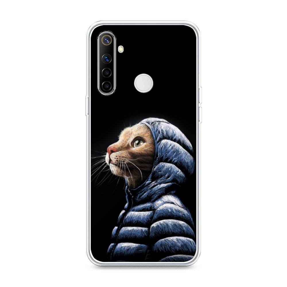 

Чехол Awog на Realme 6i "Кот в капюшоне", Разноцветный, 252950-2