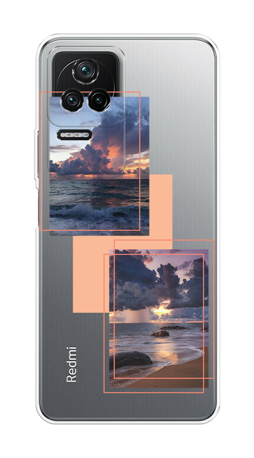 

Чехол на Poco F4, Xiaomi Redmi K40S "Sky collage", Розовый;прозрачный;синий, 315350-1