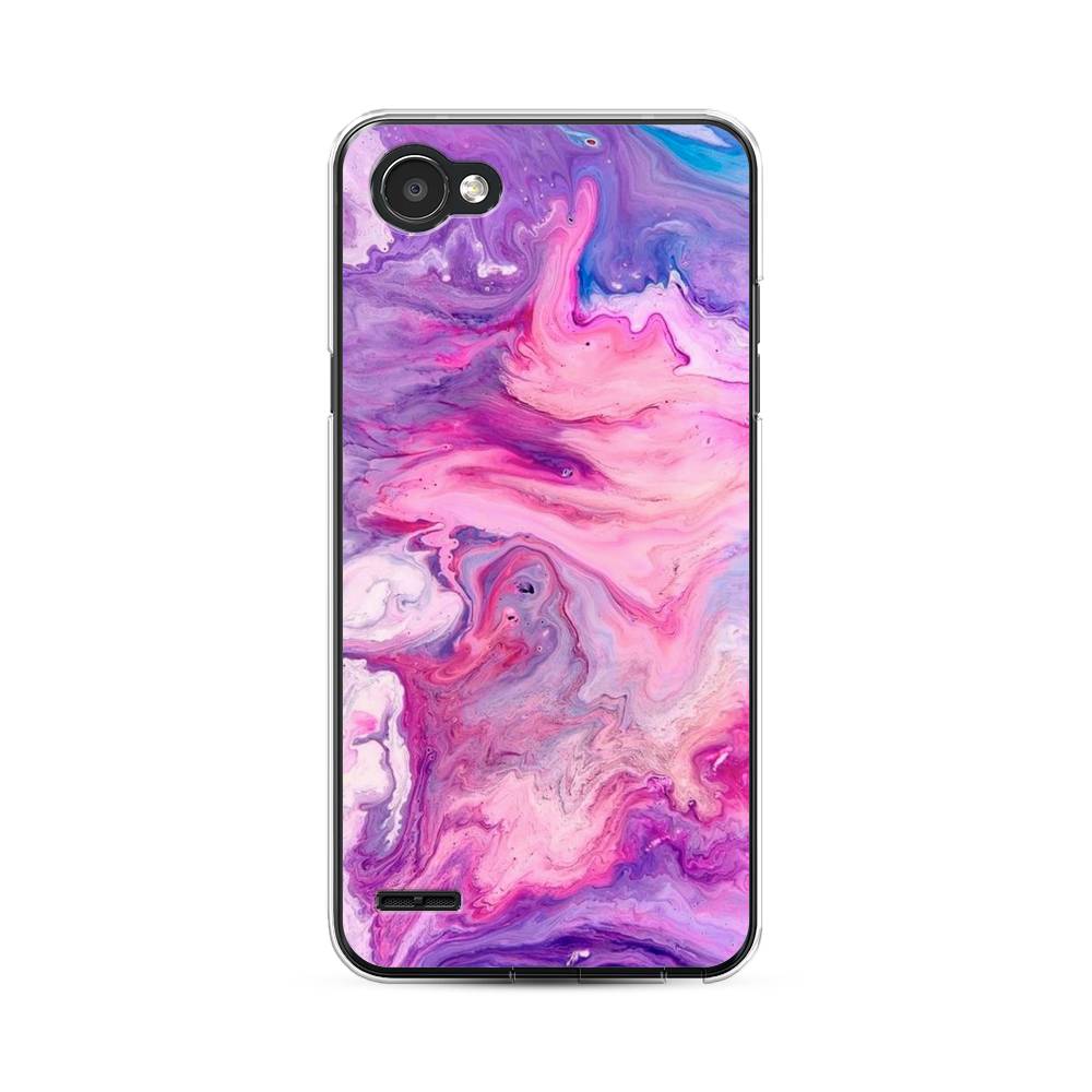 

Чехол для LG Q6 "Нежно-розовая абстракция", Розовый, 83150-3