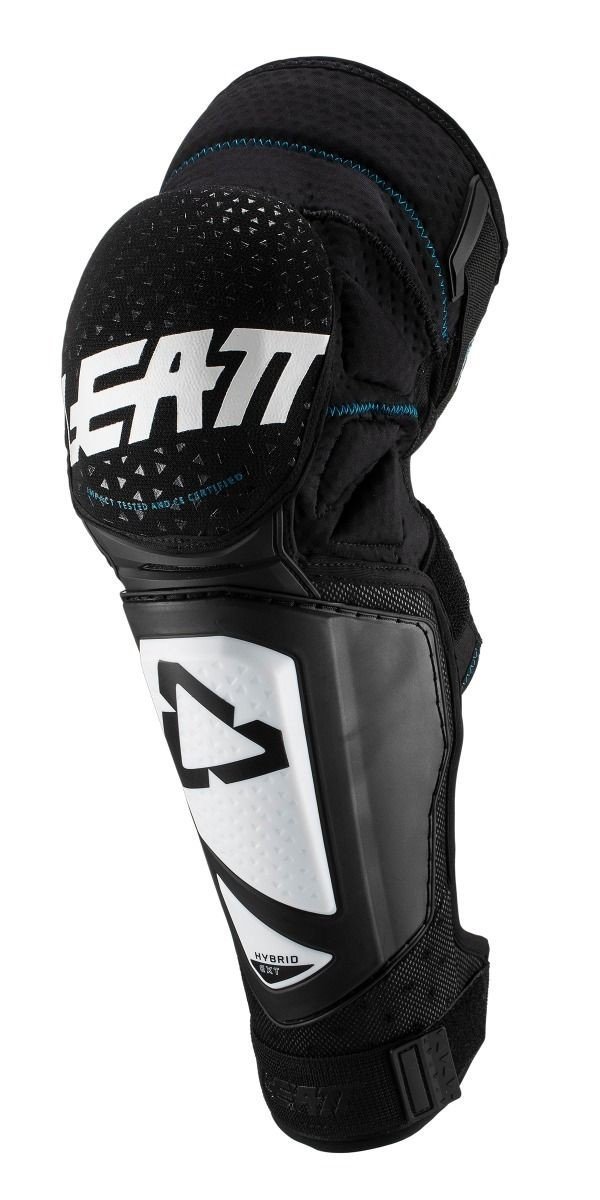 Наколенники Leatt 3DF Hybrid EXT Knee & Shin Guard, White/Black, S/M, 2024 (5019400740)