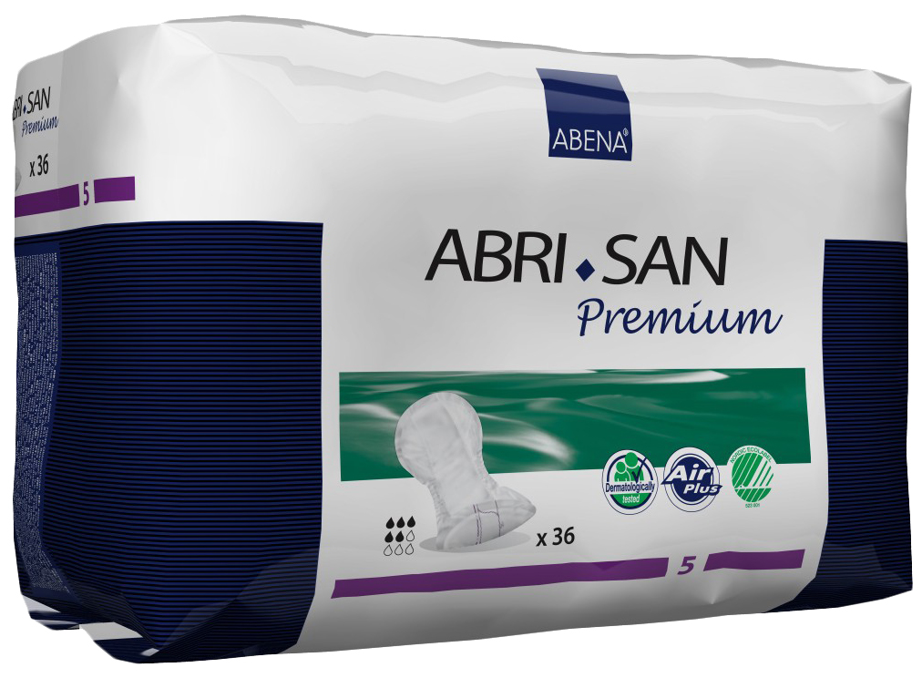 Урологические анатомические прокладки Abena Abri-San 5 Premium 36 шт.