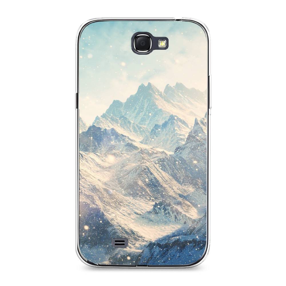 

Чехол Awog на Samsung Galaxy Note 2 / Самсунг Note 2 "Горы 4", Голубой, 23250-4