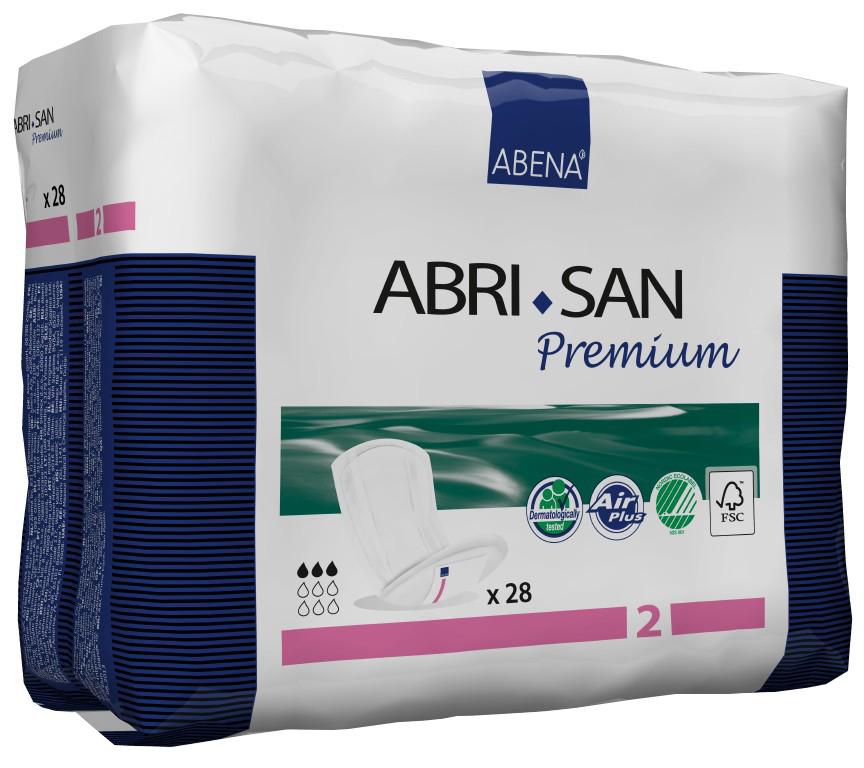 Урологические анатомические прокладки Abena Abri-San 2 Premium 28 шт.