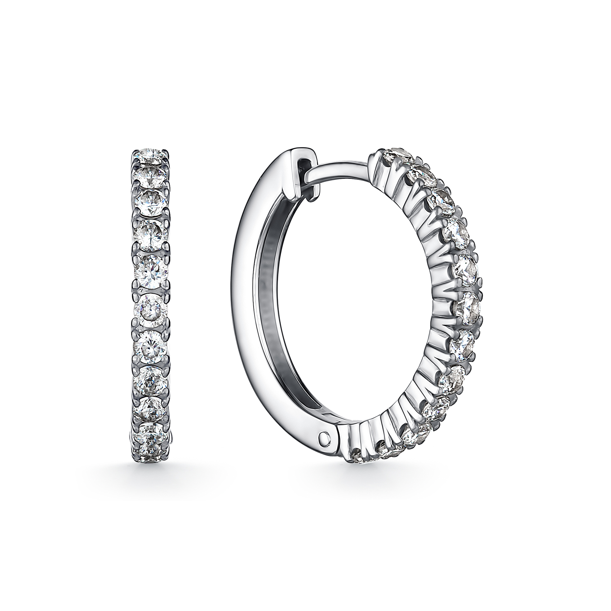 

Серьги из серебра с фианитом АЛЬКОР 02-2285/00КЦ-00, 02-2285/00КЦ-00