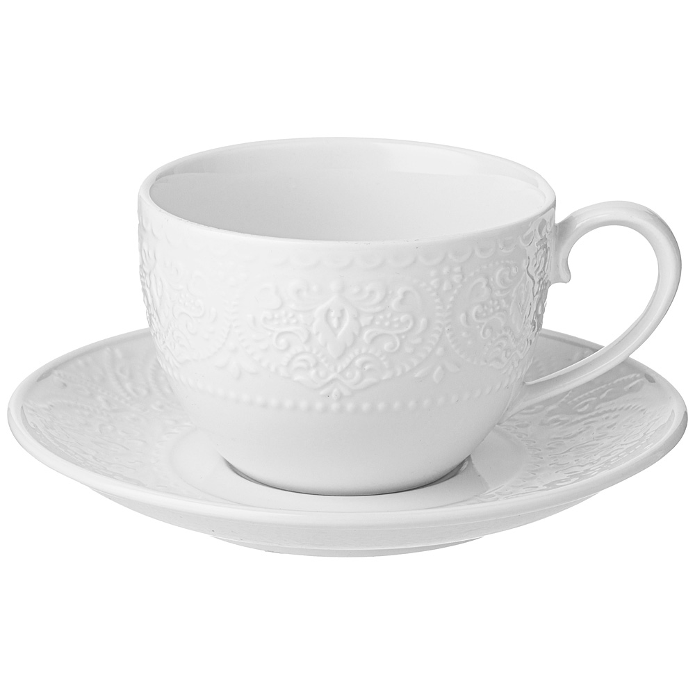 

Чайная пара Lefard 300мл KSG-171-274, Белый