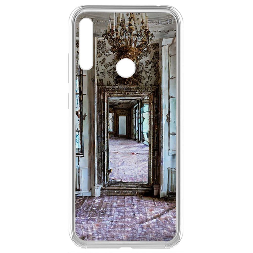 

Чехол-накладка Krutoff Clear Case Заброшенный особняк для Huawei Y6 (2019)