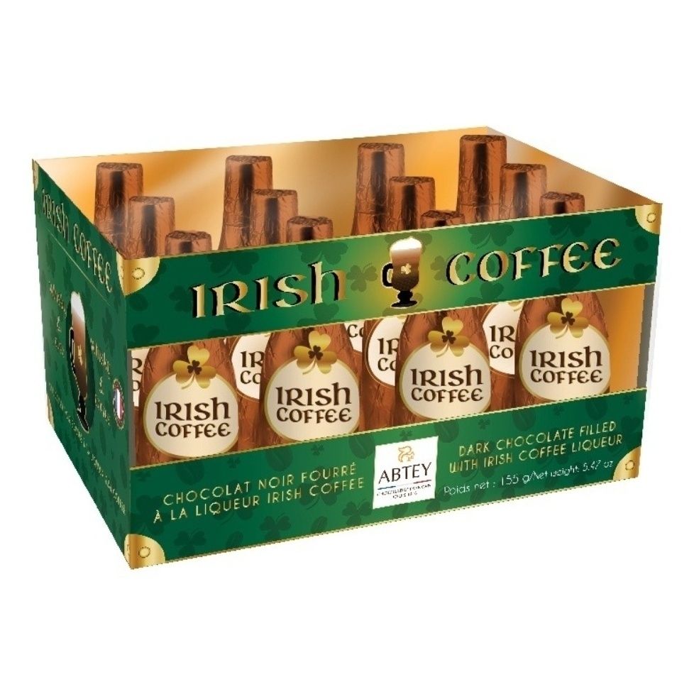 Конфеты Abtey Irish coffee шоколадные 12 бутылочек, 155 г