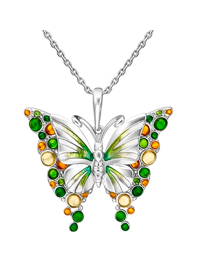 

Кулон из серебра PLATINA jewelry 03-3270-00-000-0200-68-Ag, 03-3270-00-000-0200-68-Ag