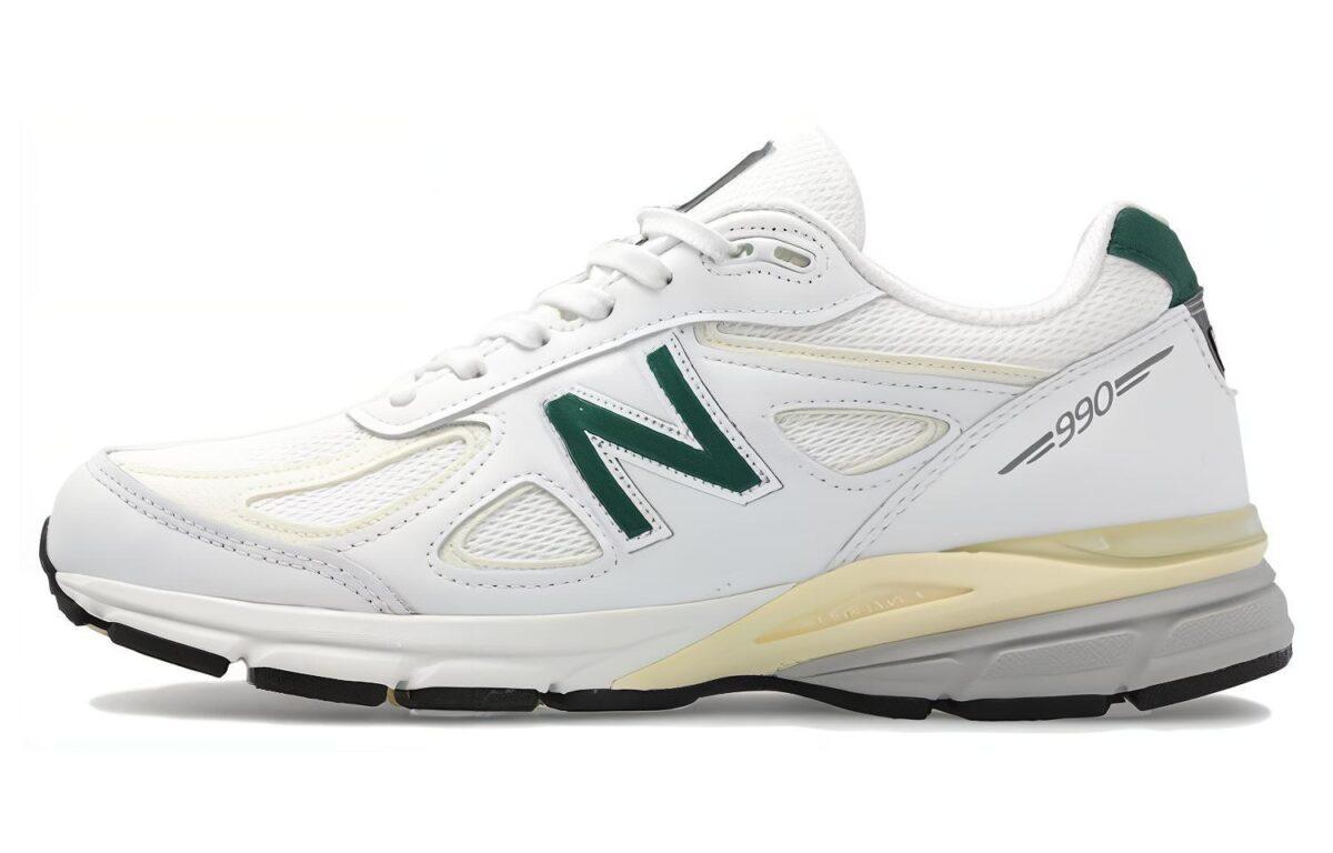 

Кроссовки унисекс New Balance NB 990 V4 белые 39.5 EU, Белый, NB 990 V4