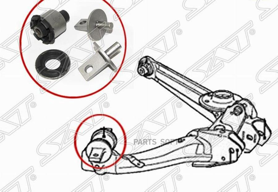 

SAT Сайлентблок заднего нижнего рычага передний HONDA STREAM 06-14/CIVIC 06-15